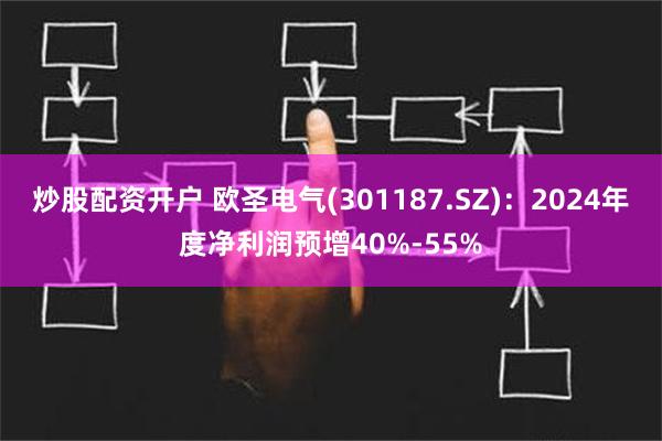 炒股配资开户 欧圣电气(301187.SZ)：2024年度净利润预增40%-55%